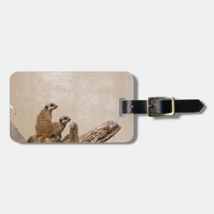 Meerkat Lookout Luggage Tag