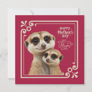 Meerkat Loving Moments Mother's Day Card