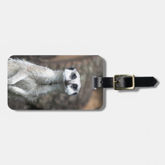 Meerkat Luggage Tag (Front Horizontal)
