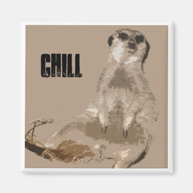 meerkat magnet (Front)