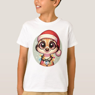 Meerkat Merry Christmas Winter Animals Meerkats T-Shirt