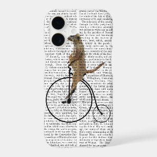 Meerkat on Black Penny Farthing