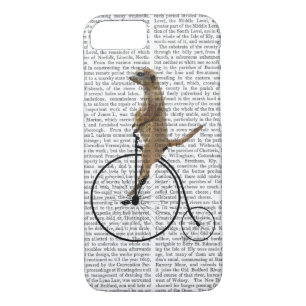 Meerkat on Black Penny Farthing Case-Mate iPhone Case