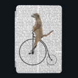 Meerkat on Black Penny Farthing iPad Mini Cover<br><div class="desc">Children's</div>