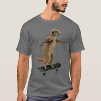 Meerkat On Skateboard 2