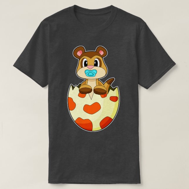 Meerkat Pacifier T-Shirt (Design Front)