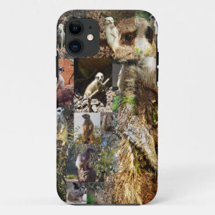 Meerkat Photo Collage And Shadow Meerkat, Case-Mate iPhone Case