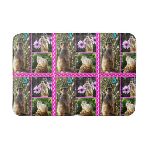 Meerkat,_Photo_Collage,_Med_Memory_Foam_Bath_Mat Bath Mat