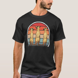Meerkat Retro Meerkat Vintage 3 T-Shirt