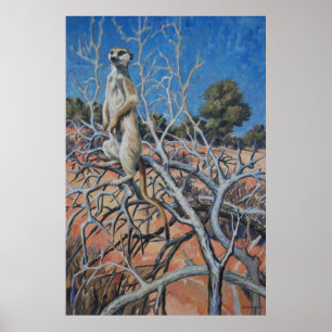 Meerkat sentinel - Art print