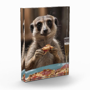 Meerkat Sneaky Lunchtime,  Photo Block