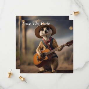 Meerkat Strumming A Country Lullaby, Save The Date