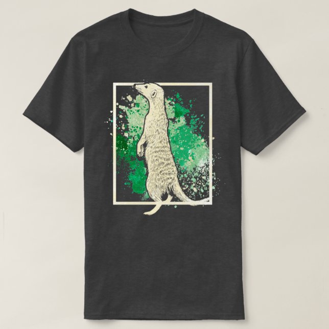Meerkat Suricate T-Shirt (Design Front)