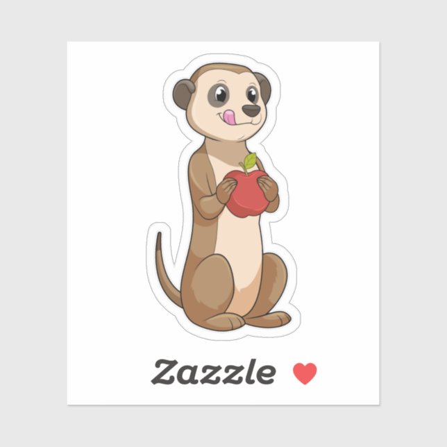 Meerkat with Apple (Sheet)
