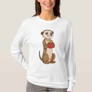 Meerkat with Apple T-Shirt