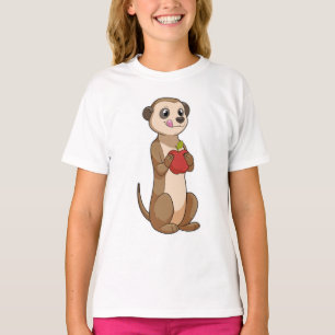 Meerkat with Apple T-Shirt