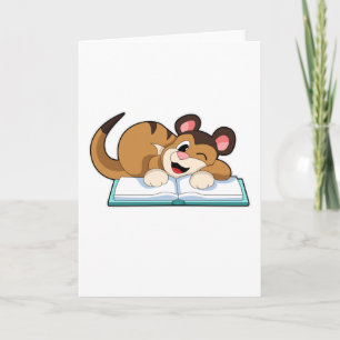 Meerkat with Book Card