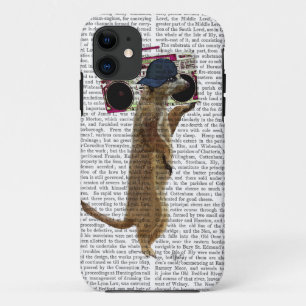 Meerkat with Boom Box Ghetto Blaster 2 iPhone 11 Case