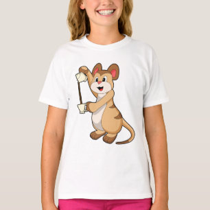 Meerkat with Coffee pot & Coffee.PNG T-Shirt