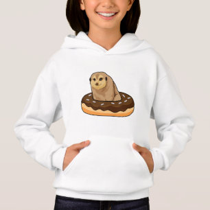 Meerkat with Doughnut