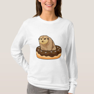 Meerkat with Doughnut T-Shirt