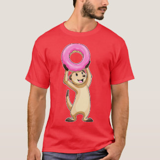 Meerkat with Doughnut T-Shirt