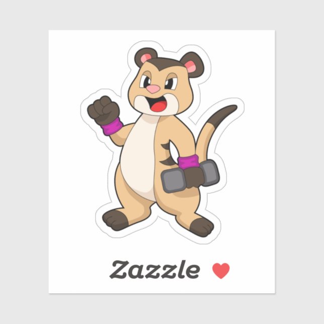 Meerkat with Dumbbell (Sheet)