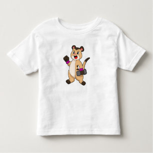 Meerkat with Dumbbell Toddler T-Shirt