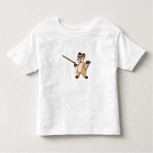 Meerkat with Hat & Walking stick Toddler T-Shirt