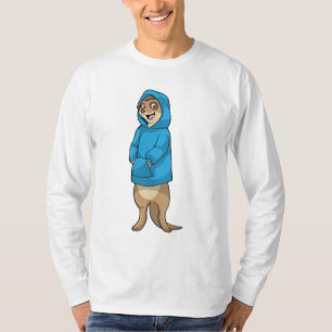 Meerkat with Hoodie T-Shirt