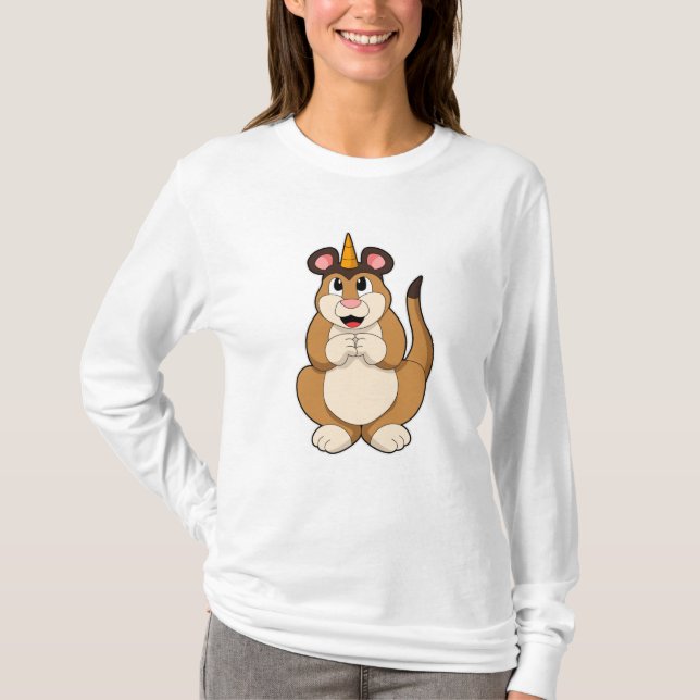 Meerkat with Horn T-Shirt (Front)