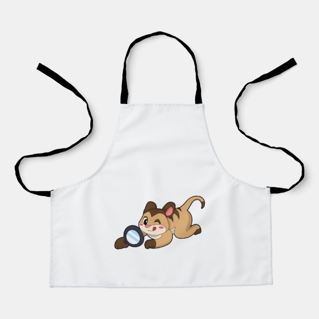 Meerkat with Magnifying glass Apron (Front)
