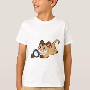 Meerkat with Magnifying glass T-Shirt
