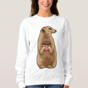 Meerkat with Muffin Sweatshirt