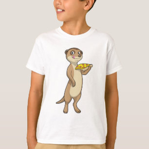 Meerkat with Pizza T-Shirt