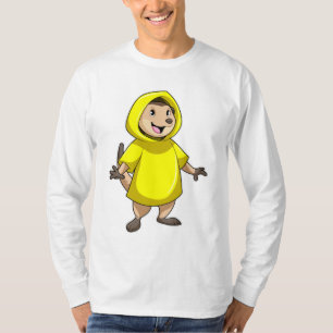 Meerkat with Raincoat T-Shirt