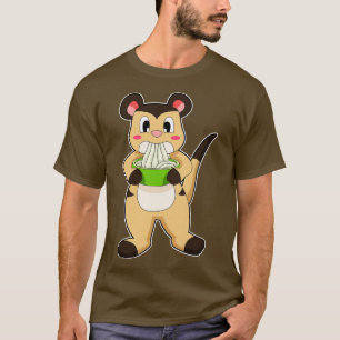 Meerkat with Ramen T-Shirt