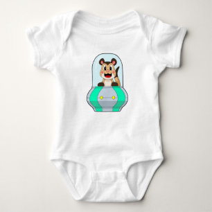 Meerkat with Submarine Baby Bodysuit