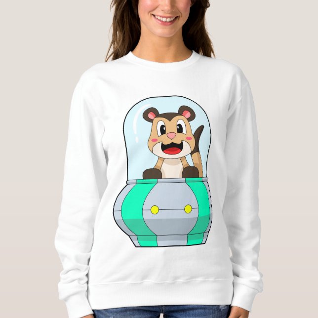 Meerkat with Submarine Sweatshirt (Front)