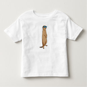 Meerkat with Sunglasses Toddler T-Shirt