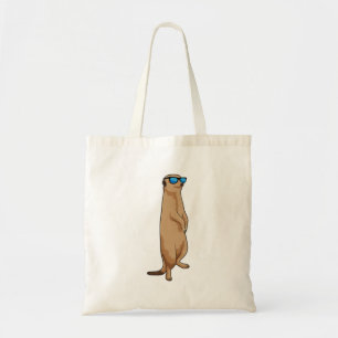 Meerkat with Sunglasses Tote Bag