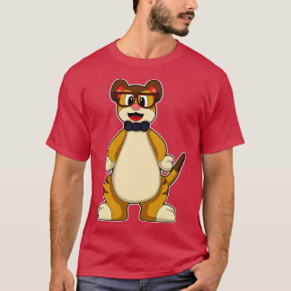 Meerkat with Tie Glasses T-Shirt