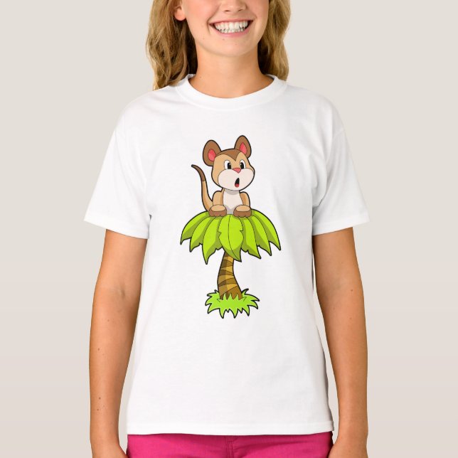 Meerkat with Tree T-Shirt (Front)