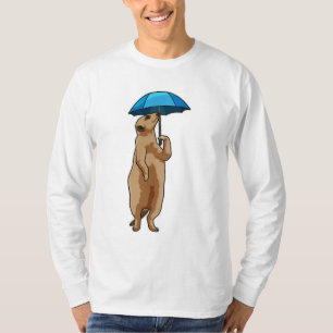 Meerkat with Umbrella T-Shirt