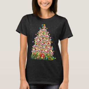 Meerkat Xmas Lights Santa Meerkat Christmas Tree T-Shirt