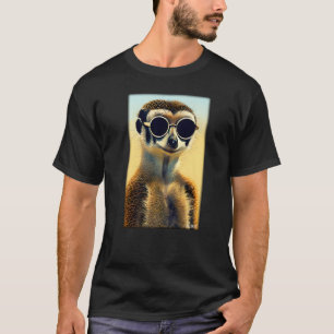 Meerkat Zoo Animals Nature Wild Animal Surikate Af T-Shirt