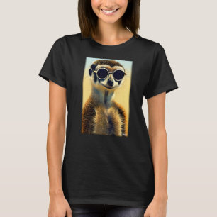 Meerkat Zoo Animals Nature Wild Animal Surikate Af T-Shirt