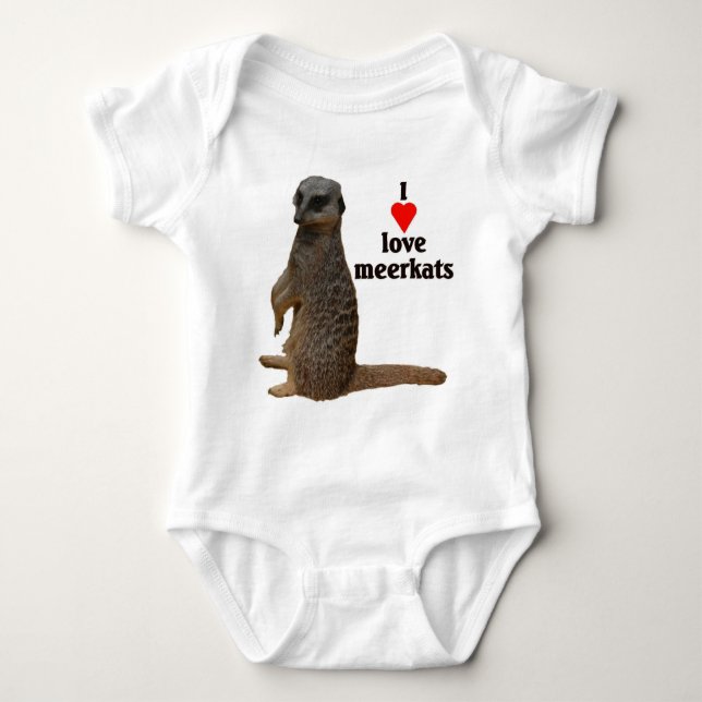 "Meerkats" Baby Bodysuit (Front)