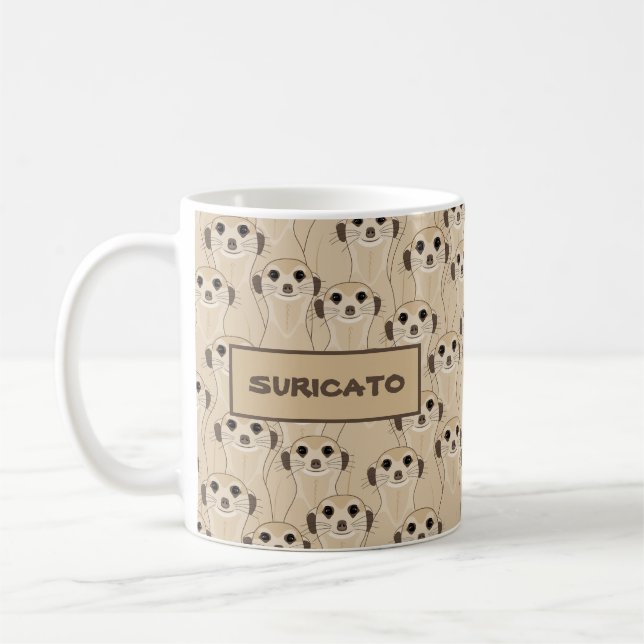 Meerkats Coffee Cup - Suricata (Left)