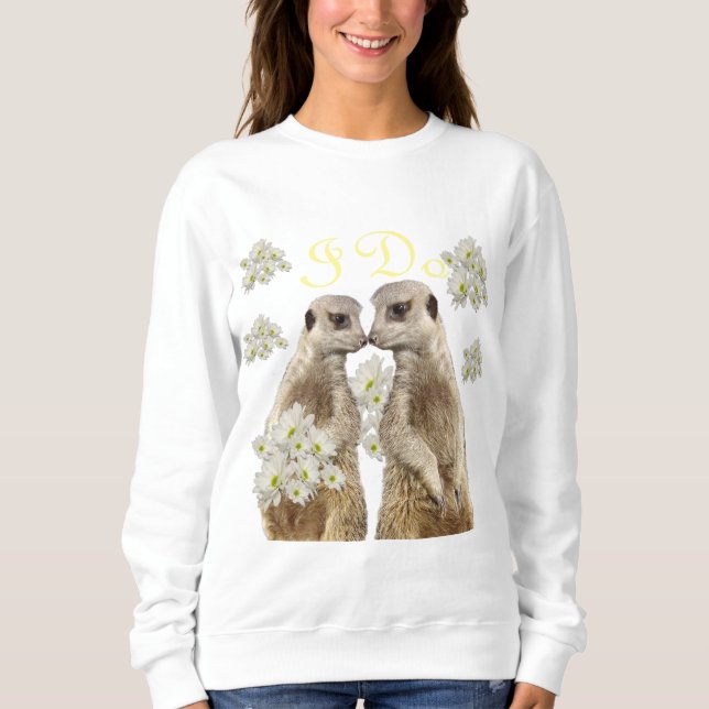 Meerkats In Love, Sweatshirt (Front)